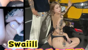Swaiill ออกเดทย่านซินอี้ แล้วเย็ดจริงในแท็กซี่
