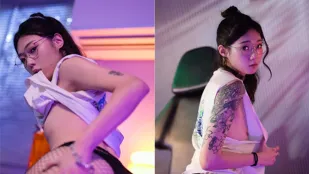 MD-0367 สาวฝึกสักลายถูกบังคับชดใช้หนี้ด้วยหี พ่อลูกสามัคคีเย็ดรูหีสาวสักแตก จ๊อกโจ้