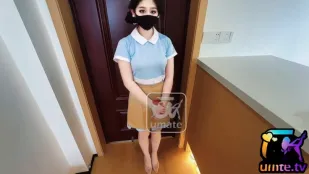 บริการหลังการขายสุดเสียวของพนักงานร้านเค้ก สาวน้อยน่ารัก