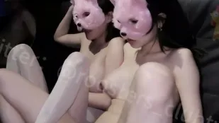 สาวสองสาวเสียวฉ่ำ น้ำพุ่งทะลักทั่วห้อง