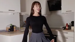นางแบบสาวหีสวยถูกควยฝรั่งกระหน่ำเย็ดจนเสียว