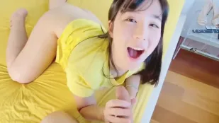 ขี่ควยแฟนเสียวจนพ่นน้ำเลย