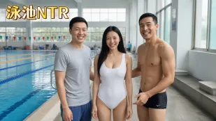 NTR สระว่ายน้ำ คนมีสามีรูหีซน นัดพบโค้ชหนุ่มที่สระ AI ละครสั้นผู้ใหญ่ อมลึกในน้ำ เย็ดหยาบแรง