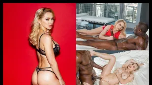 สาวบลอนด์สุดเซ็กซี่ Alix Lynx ใช้นมโตและโดนเย็ด