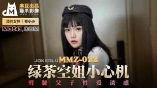 MMZ-022 แอร์โฮสเตสชาเขียว Xun Xiaoxiao กลลวงร่านล่อพ่อลูกเย็ดมันส์