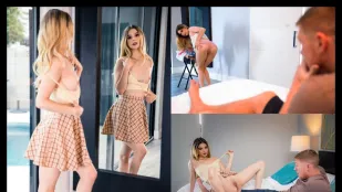 สาวเซ็กซี่ยั่วพี่ชายต่างมารดาก่อนเย็ด Molly Little