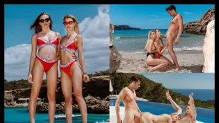 เกือบ Playboy Elena Veidem, Stacy Cruz