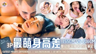 บันทึกเซ็กซ์สาวต่างชาติรอยสักคู่ MacyChan