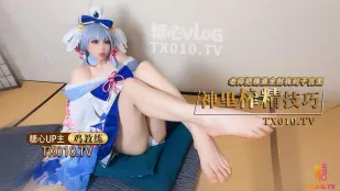 Genshin สตาร์ท COS 神里綾華 ครูยิงให้ฉัน ยิงน้ำว่าวเข้าไปในมดลูก神里 โค้ชควย